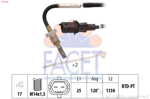 FACET 22.0230 Sensor,...