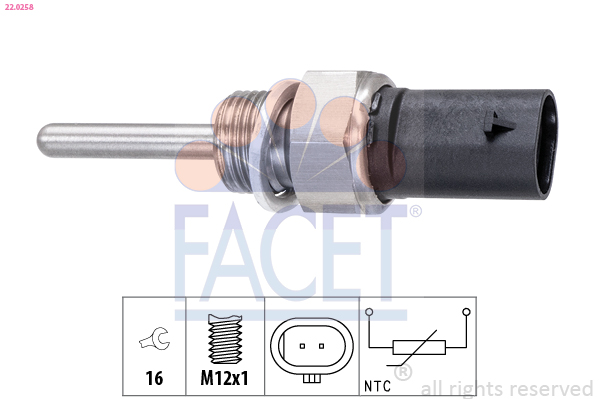 FACET 22.0258 Sensor,...