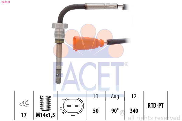 FACET 22.0321 Sensor,...