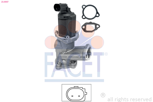 FACET 23.0007 EGR Valve