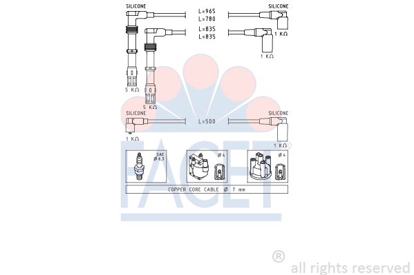 FACET 4.9356 Kit cavi...