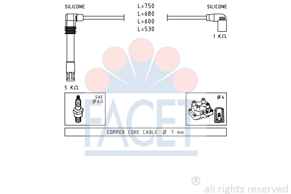 FACET 4.9468 Kit cavi...