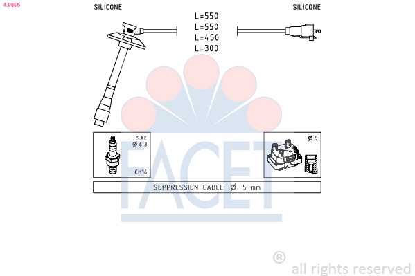 FACET 4.9856 Tennplugg...