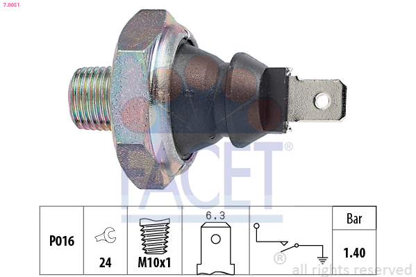 FACET 7.0051 Oil Pressure...