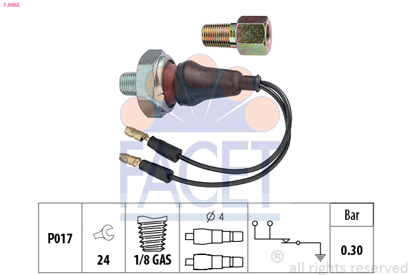 FACET 7.0065 Oil Pressure...