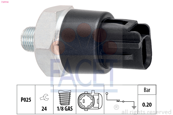 FACET 7.0114 Oil Pressure...