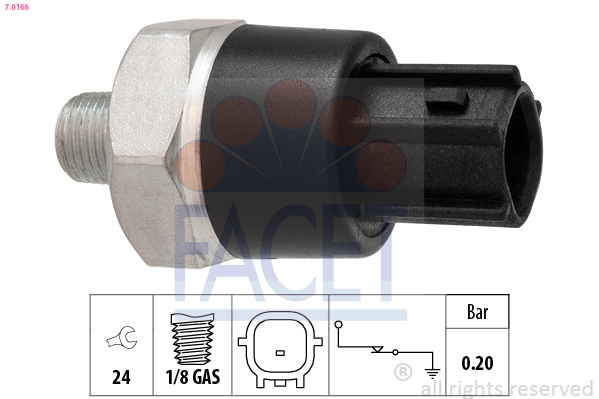 FACET 7.0166 Interruptor de...