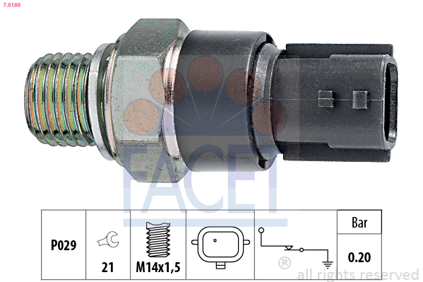 FACET 7.0189 Oil Pressure...