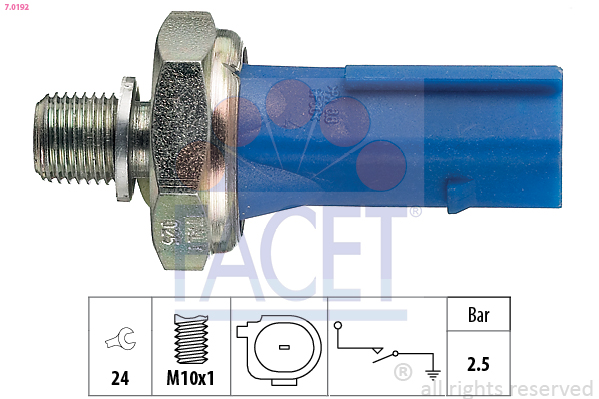 FACET 7.0192 Interruptor de...