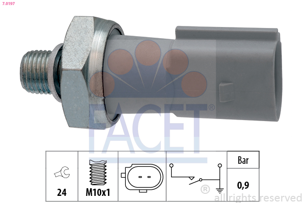 FACET 7.0197 Oil Pressure...