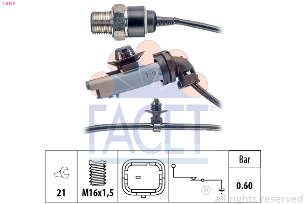 FACET 7.0199 Διακόπτης...