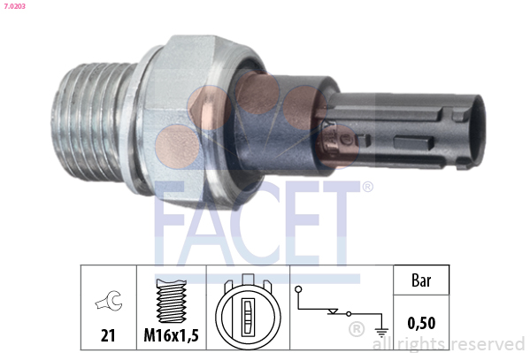 FACET 7.0203 Interruptor de...