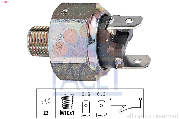 FACET 7.1102 Brake Light...