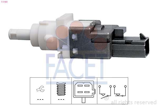 FACET 7.1161 Switch, clutch...