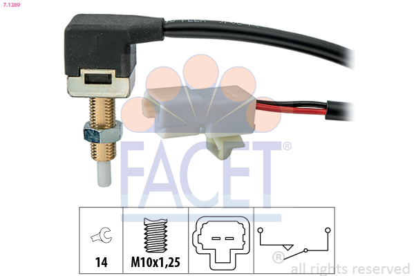 FACET 7.1289 Switch, clutch...