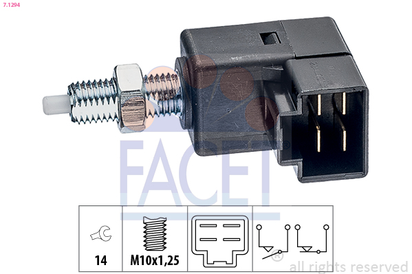 FACET 7.1294 Switch, clutch...