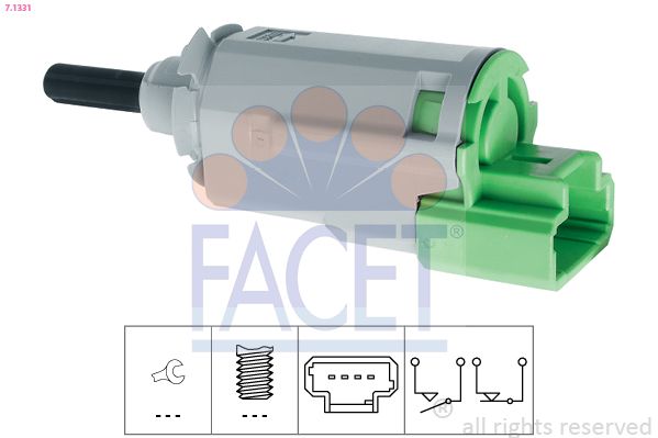 FACET 7.1331 Stop Light Switch for ALPINE RENAULT SMART