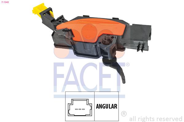 FACET 7.1342 Pedal Travel Sensor, clutch pedal