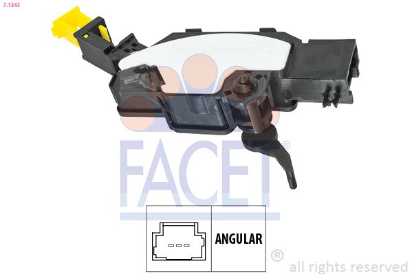 FACET 7.1343 Pedal Travel Sensor, clutch pedal