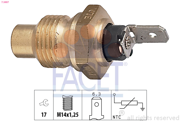 FACET 7.3007 حساس، درجة...