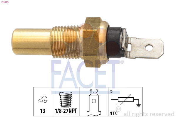 FACET 7.3115 Sensor,...