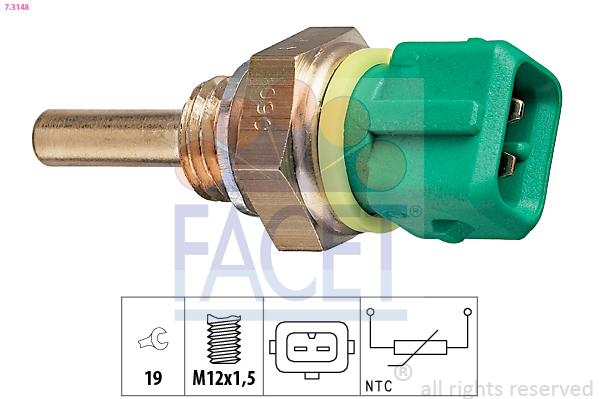 FACET 7.3148 حساس، درجة...