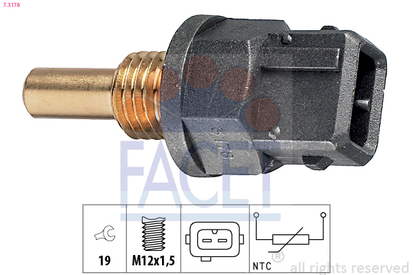 FACET 7.3178 حساس، درجة...