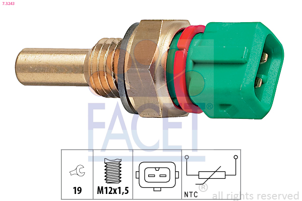 FACET 7.3243 حساس، درجة...