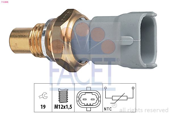 FACET 7.3268 حساس، درجة...