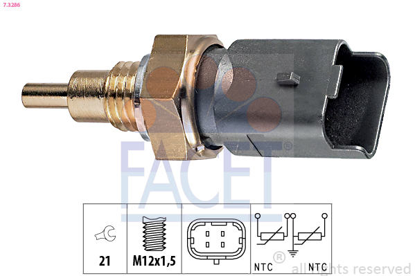 FACET 7.3286 حساس، درجة...