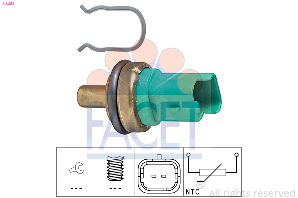 FACET 7.3292 حساس، درجة...