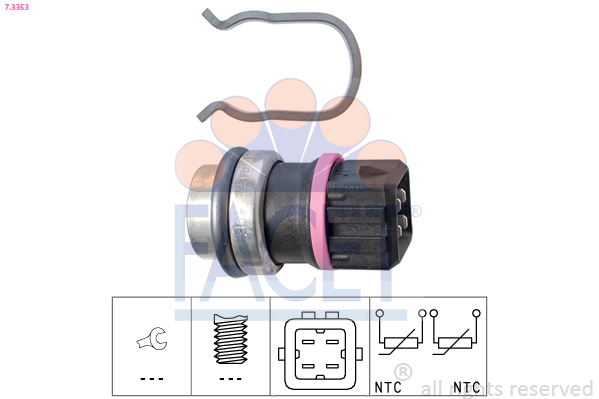 FACET 7.3353 حساس، درجة...