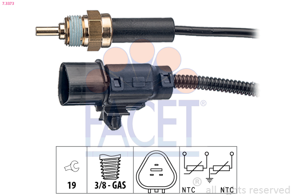 FACET 7.3373 حساس، درجة...