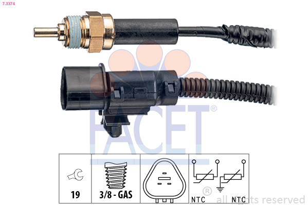 FACET 7.3374 Датчик,...