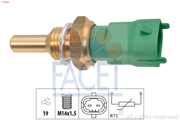 FACET 7.3394 حساس، درجة...