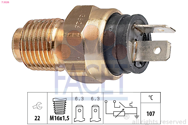 FACET 7.3526 حساس، درجة...