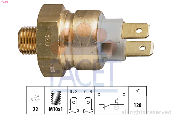 FACET 7.4080 Interruptor de...