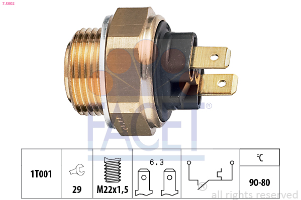 FACET 7.5002 Interruptor de...