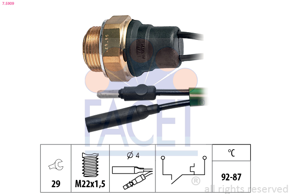 FACET 7.5009 Interruptor de...