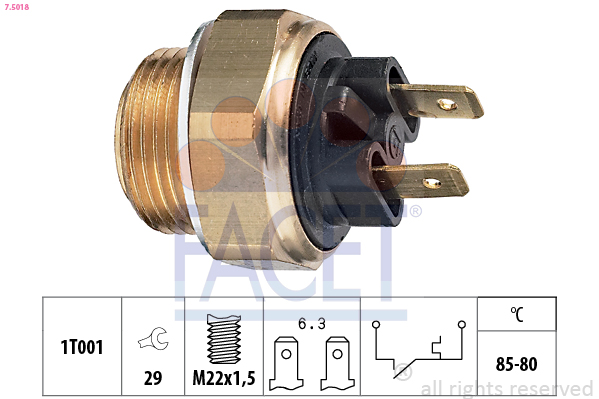 FACET 7.5018 Interruptor de...