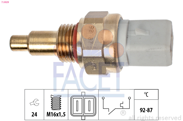 FACET 7.5029 Termokontakt,...