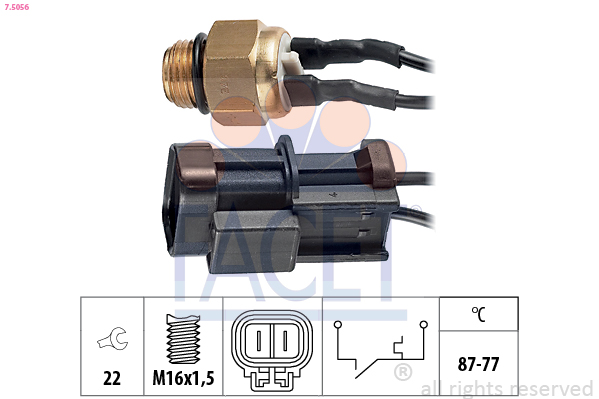 FACET 7.5056 Termocontatto,...