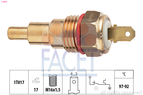 FACET 7.5069 Termocontatto,...