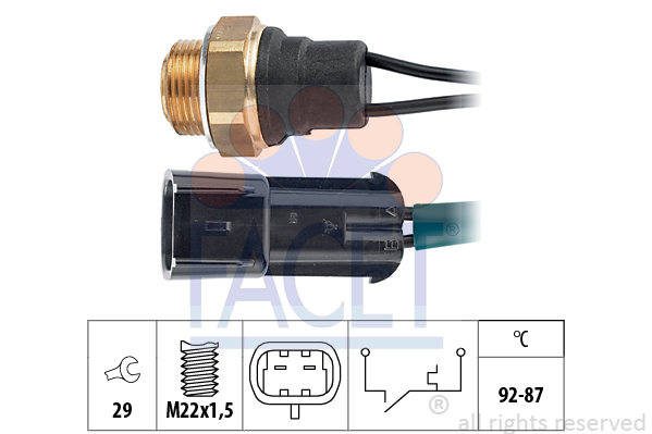 FACET 7.5101 Termocontatto,...