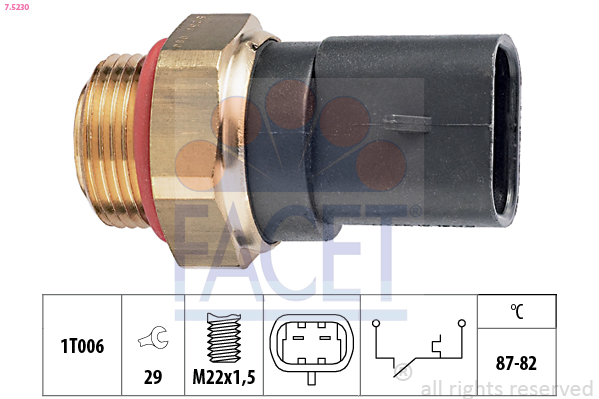 FACET 7.5230 Termocontatto,...