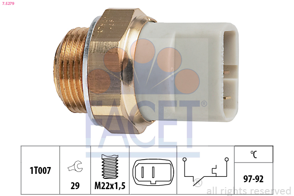 FACET 7.5279 Termocontatto,...