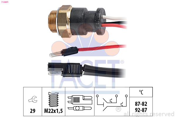 FACET 7.5601 Interruptor de...