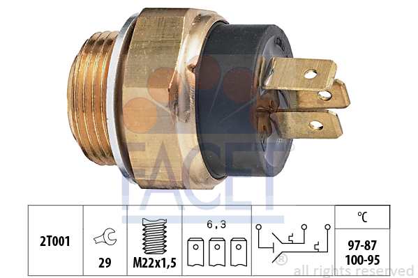 FACET 7.5613 Termokontakt,...