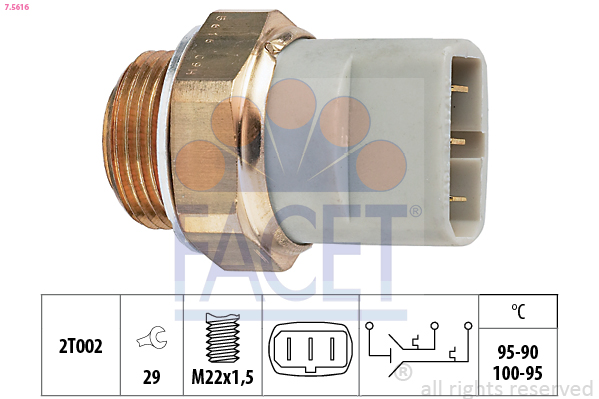 FACET 7.5616 Interruptor de...