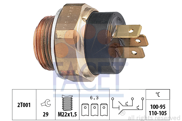 FACET 7.5619 Interruptor de...